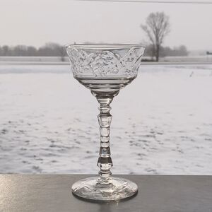 8 Vintage cocktail glasses, set of 8